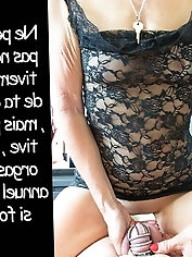 Horny bunny in stockings in the forest