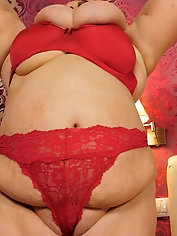 Fat girl riding cock